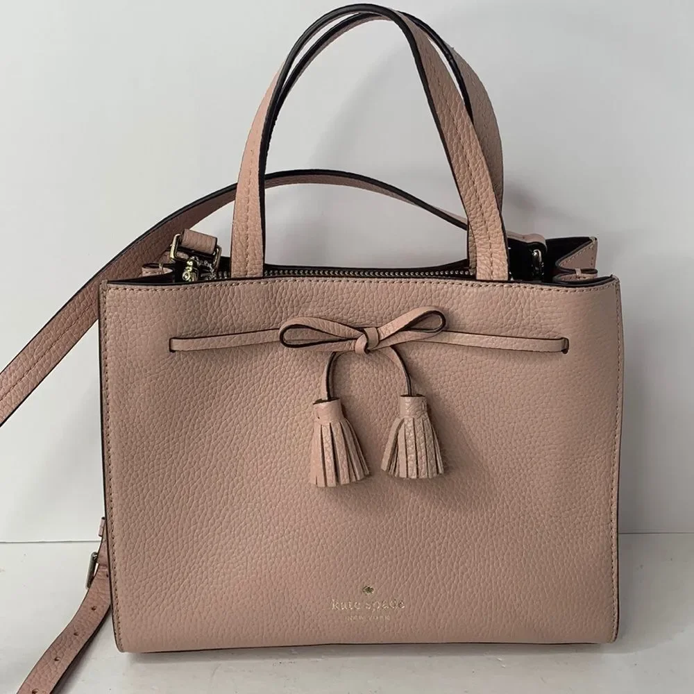 Kate Spade Hayes pink leather mini satchel bag NWOT